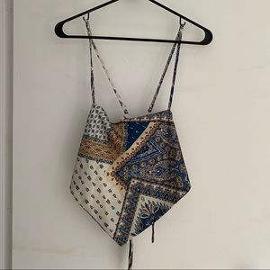 Shein bandana scarf top